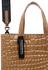 Liebeskind Paper Bag Kroko Tote M cognac