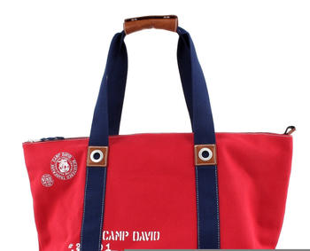 Camp David Deep River Shopper Red