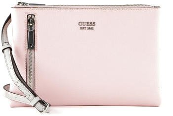 Guess Naya Double Zip Crossbody Blush Multi