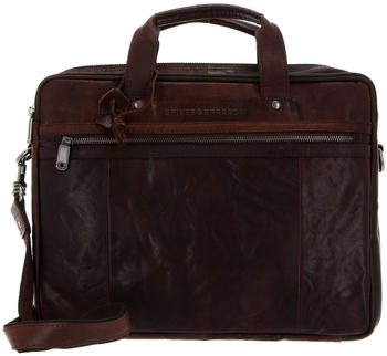 Spikes & Sparrow Bronco Business Bag S Dark Brown