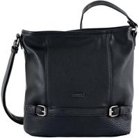 TOM TAILOR Hobo "Juna" aus soft genarbtem ledrigen Material mit gl&auml;nzenden