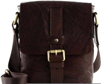 Saddler George Messenger Bag S Dark Brown