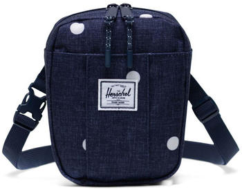 Herschel Cruz Crossbody polka dot crosshatch peacoat