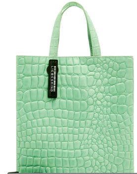 Liebeskind Paper Bag Kroko Tote M light green