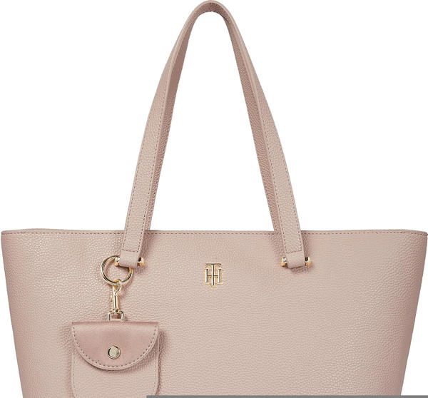 Tommy Hilfiger Monogram Plaque Tote Bag (AW0AW10950) neutral