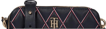 Tommy Hilfiger Diamond Quilted Monogram Camera Bag (AW0AW11057) desert sky