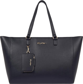 Tommy Hilfiger Signature Logo Tote (AW0AW11759) desert sky