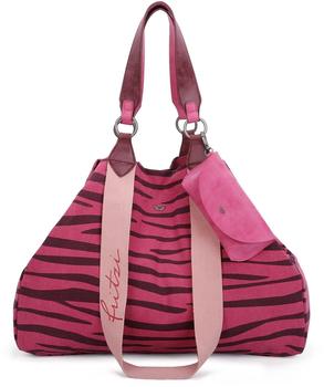 Fritzi aus Preußen Canvas Izzy Bag zebra pink