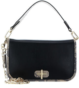 Tommy Hilfiger Leather Statement Crossover Bag black