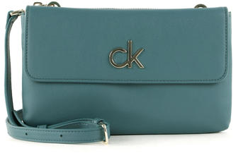 Calvin Klein Double Compartment Crossbody With Flap (K60K608177) petrol