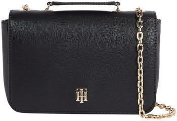 Tommy Hilfiger TH Monogram Chain Strap Crossover Bag (AW0AW13172) black