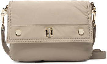 Tommy Hilfiger Logo Shoulder Bag (AW0AW12015) beige