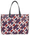 Tommy Hilfiger TH Monogram Iconic All-Over Print Tote (AW0AW12825) bordeaux