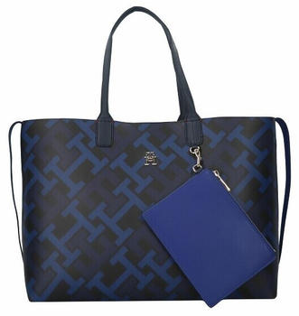 Tommy Hilfiger TH Monogram Iconic All-Over Print Tote (AW0AW12825) space blue