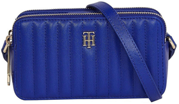 Tommy Hilfiger Quilted TH Monogram Crossover Camera Bag (AW0AW13143) lazurite blue