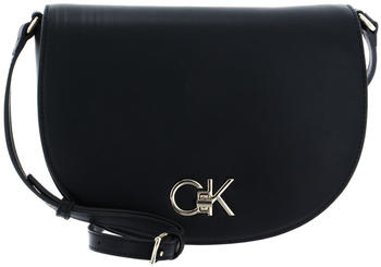 Calvin Klein Re-Lock Saddle Bag (K60K609871) ck black