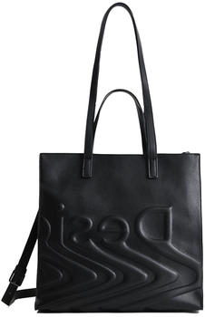 Desigual Psico Logo Merlov Shopping Bag (22WAXP32) black