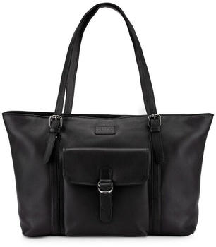 Leabags Verona Shopper onyx black