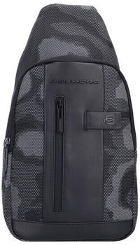Piquadro Brief Shoulder Bag camouflage reflected black (CA4536BR2-CAMOREFN)