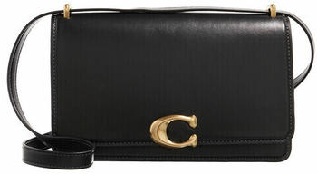 Coach Luxe Refined Calf Leather Elevated Shoulder Bag (CC416 B4BK) black