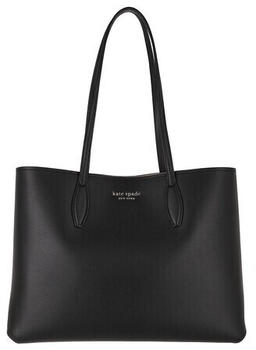 Kate Spade All Day Crossgrain Leather Large Tote (PXR00297 003) black