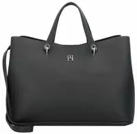 Tommy Hilfiger Henkeltasche "TH EMBLEM SATCHEL" mit TH-Emblem vorne