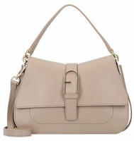 Furla Flow Handtasche Leder 25 cm beige
