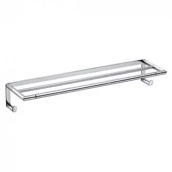 Pom D'Or Micra Doppel-Handtuchstange mit Haken 500 x 80 x 130 mm (471443002)