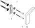 Hansgrohe Axor Universal Accessories Einzelhaken Brushed Red Gold (42801310)