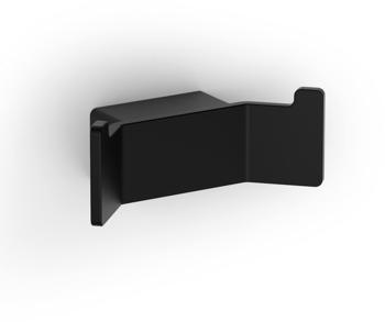 Decor Walther CONTRACT Doppelhaken 70 x 30 x 30 mm schwarz matt (0650460)