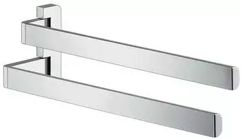Hansgrohe Universal Accessories Doppel-Handtuchhalter Edelstahl-Optik (42821800)