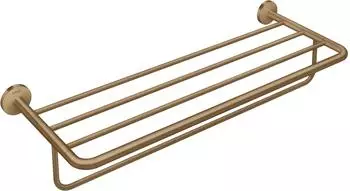 Hansgrohe AXOR Universal Circular Handtuchablage mit Handtuchhalter, Brushed Bronze (42843140)