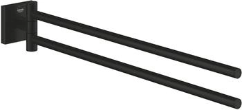 GROHE Start Cube Doppel-Handtuchhalter schwenkbar mattschwarz (409762430)
