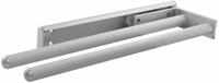 Geschirrtuch-/Handtuchhalter Pluto - 2-armig ; 442mm ; silber matt eloxiert