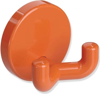 Hewi Doppelhaken Serie 801 koralle mit Rosette 40mm (801.90.02036)