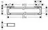 Hansgrohe Axor Handtuchhalter 42833670 800 mm, mattschwarz