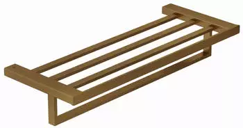 Kludi VELA C Handtuchablage mit 31989N1 Badetuchhalter Brushed Bronze