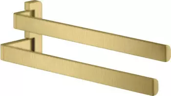 Hansgrohe Axor Handtuchhalter 42821950 409mm, 2-armig, schwenkbar, brushed brass