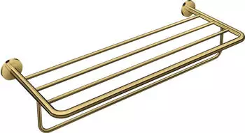 Hansgrohe Axor Handtuchablage 42843990 655x250mm, mit Handtuchhalter, Wandmontage, polished gold optic