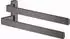 Hansgrohe Axor Handtuchhalter 42821340 409mm, 2-armig, schwenkbar, brushed black chrome