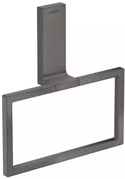 Hansgrohe Axor Handtuchring 42623340 eckig, schwenkbar, brushed black chrome