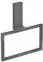 Hansgrohe Axor Handtuchring 42623340 eckig, schwenkbar, brushed black chrome