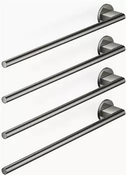 Dornbracht Handtuchw&auml;rmer, 4-fach 83304979-19 SERIENSPEZIFISCH, Wandmontage, Dark Chrome