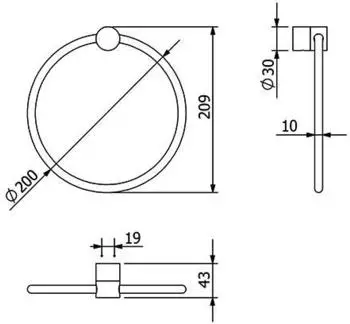Kludi VELA R Handtuchring 5897853 mattwei&szlig;
