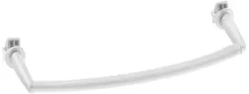 HAK Handtuchtrockner f&uuml;r Heizk&ouml;rper 430mm gebogen, wei&szlig; (IDO-50)