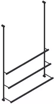 Giese Server Badetuchhalter f&uuml;r Glasmontage 30854-14