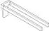 Hansgrohe Axor Handtuchhalter 42622140 380mm, zweiarmig, feststehend, brushed bronze