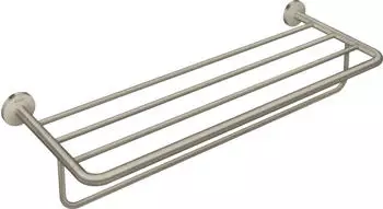 Hansgrohe Axor Handtuchablage 42843820 655x250mm, mit Handtuchhalter, Wandmontage, brushed nickel