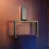 Hansgrohe Axor Handtuchring 42623330 eckig, schwenkbar, polished black chrome
