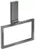 Hansgrohe Axor Handtuchring 42623330 eckig, schwenkbar, polished black chrome
